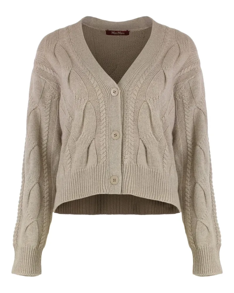 Max Mara Aladino buttoned cardigan - Nude Nude