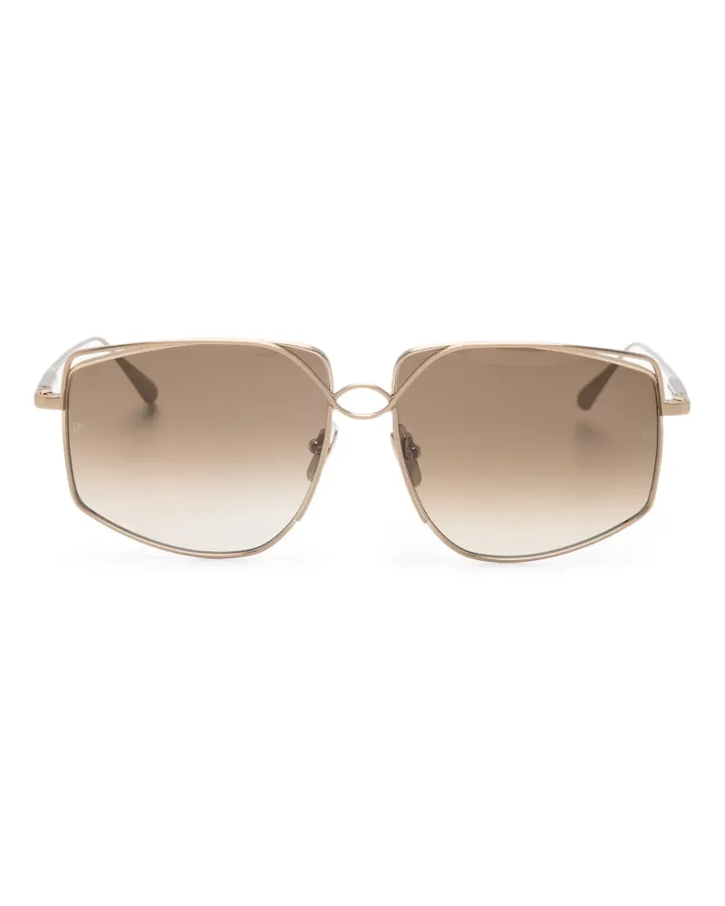 Linda Farrow Miranda Sonnenbrille - Gold Gold