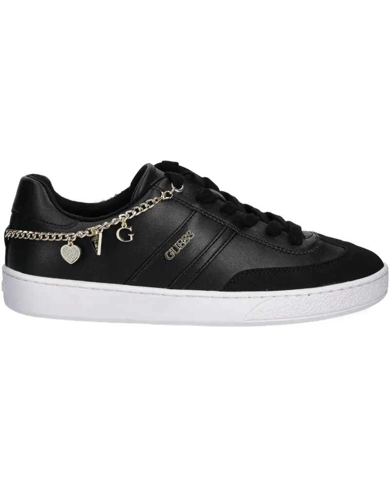Guess Sneakers mit Logo-Anhänger - Schwarz Schwarz