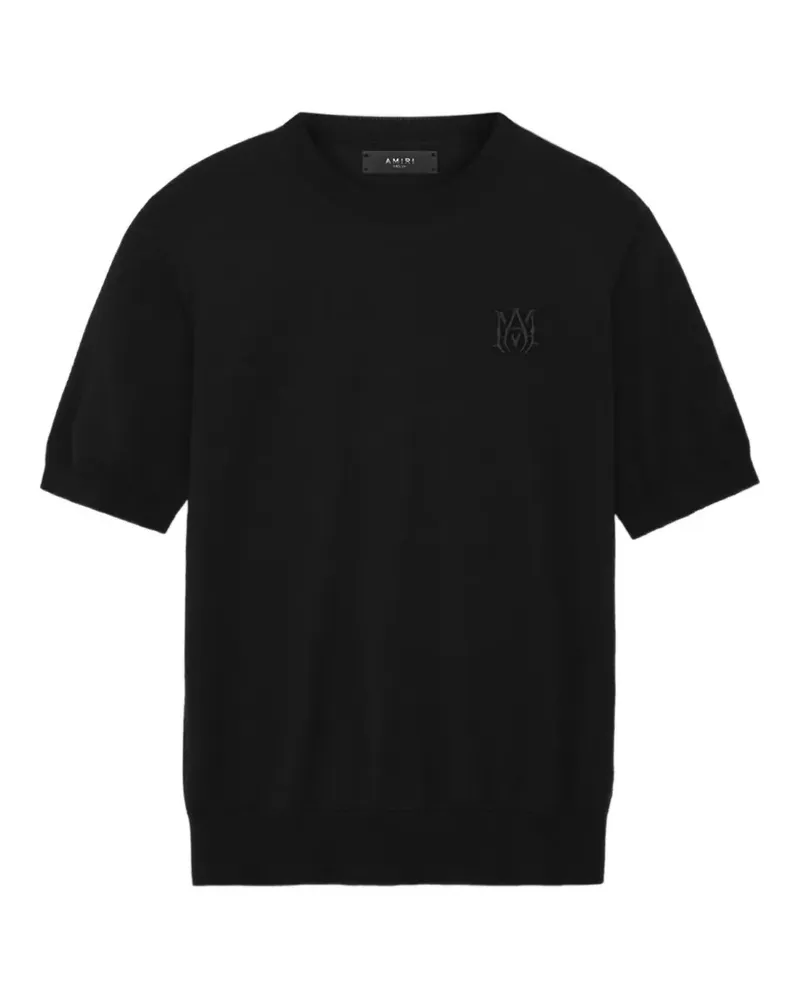 Amiri MA logo-embroidered T-shirt - Schwarz Schwarz