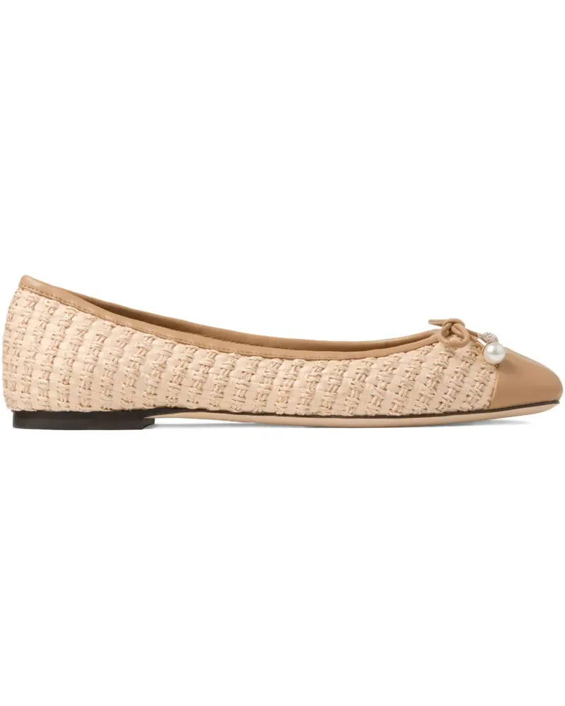 Jimmy Choo Elme Ballerinas - Nude Nude