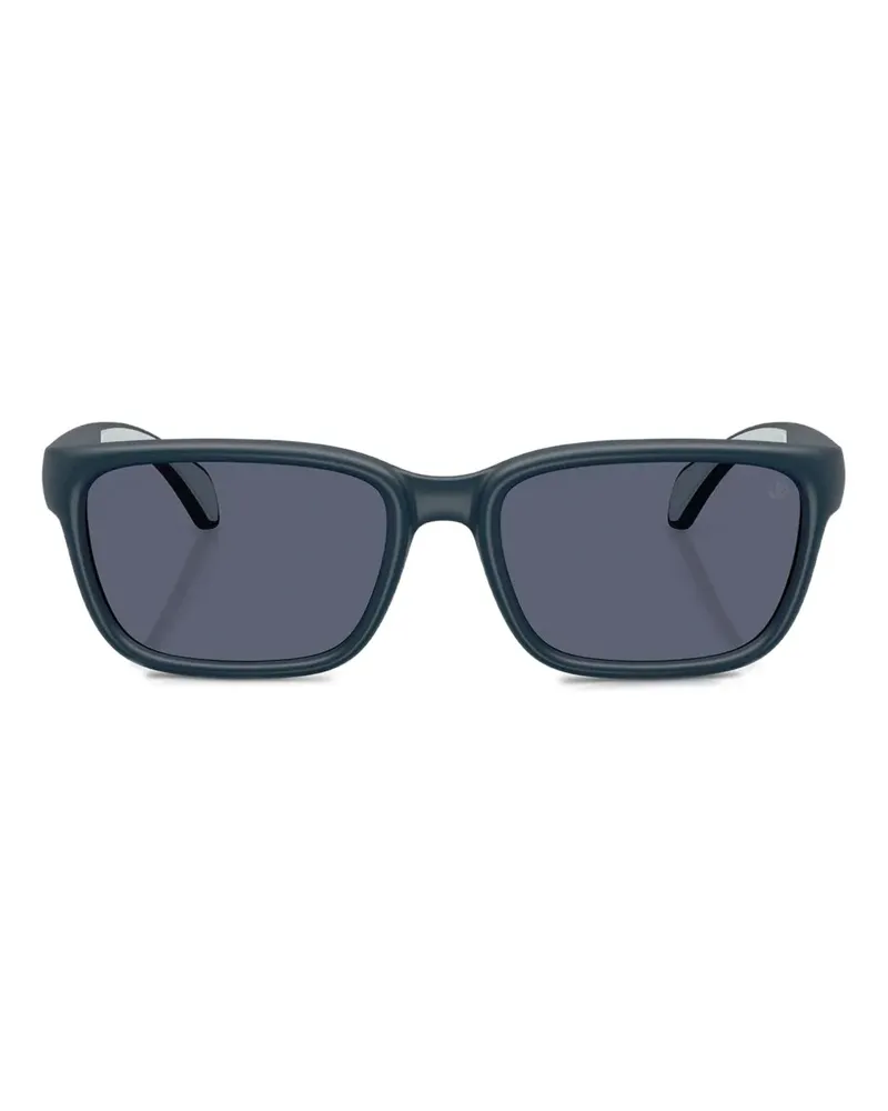 Moncler Slicka Sonnenbrille mit eckigem Gestell - Blau Blau