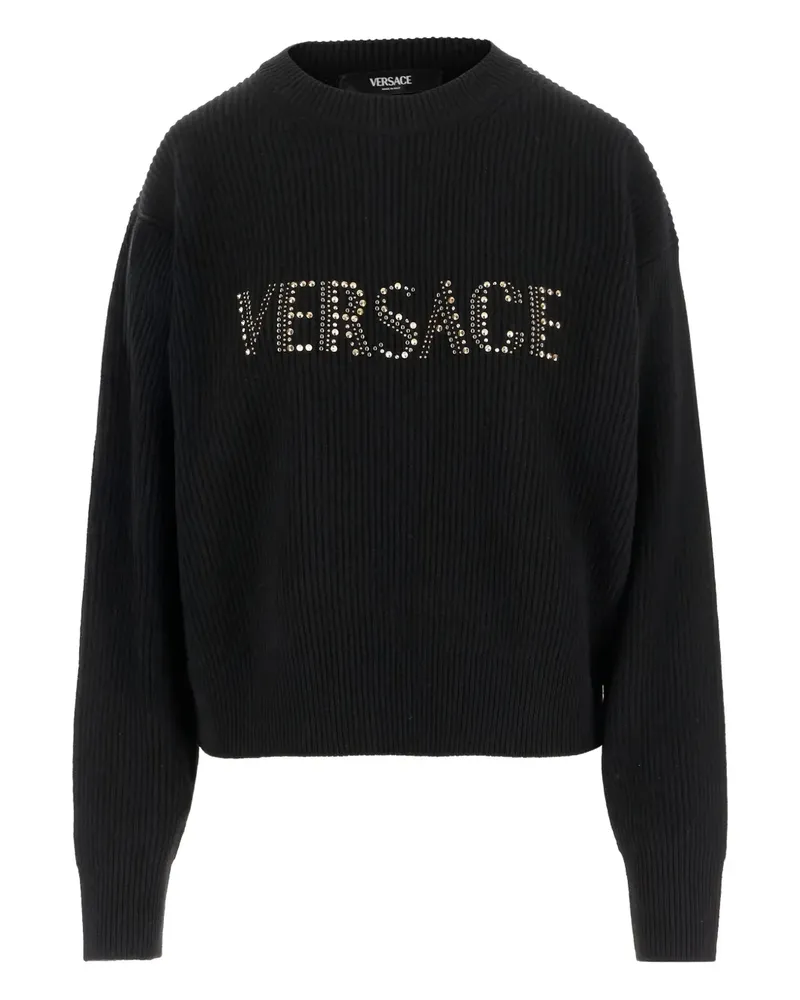 Versace Verzierter Pullover - Schwarz Schwarz
