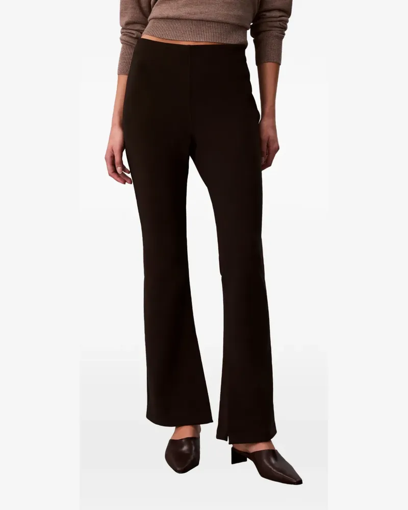 Calvin Klein split-hem trousers - Schwarz Schwarz