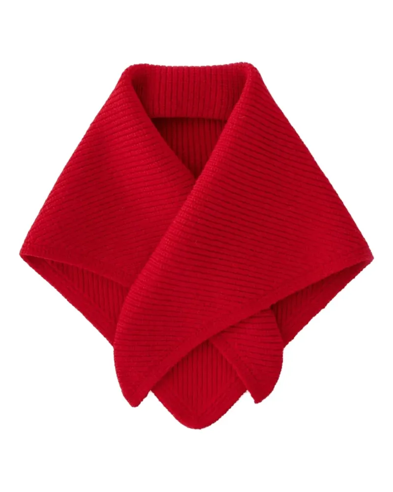 Studio Nicholson Pythagoras Schal aus Merinowolle - Rot Rot
