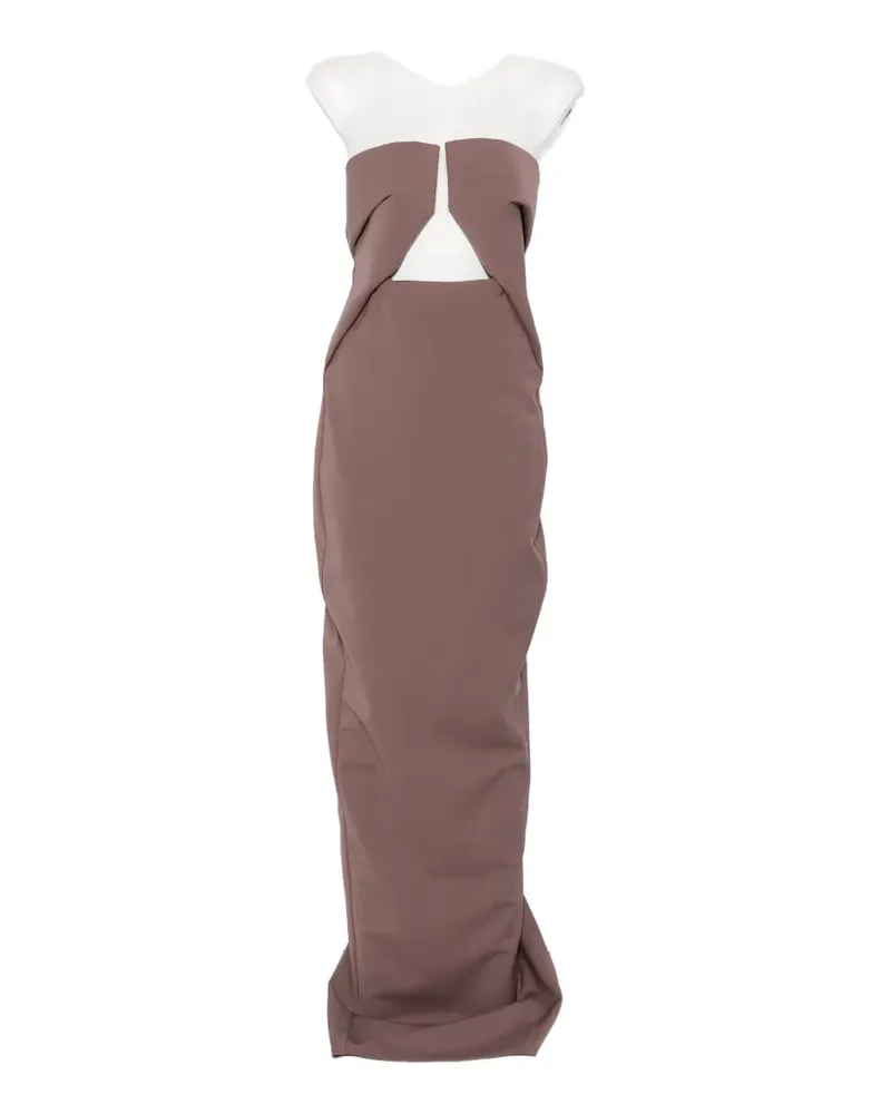 Rick Owens cut-out gown maxi dress - Braun Braun