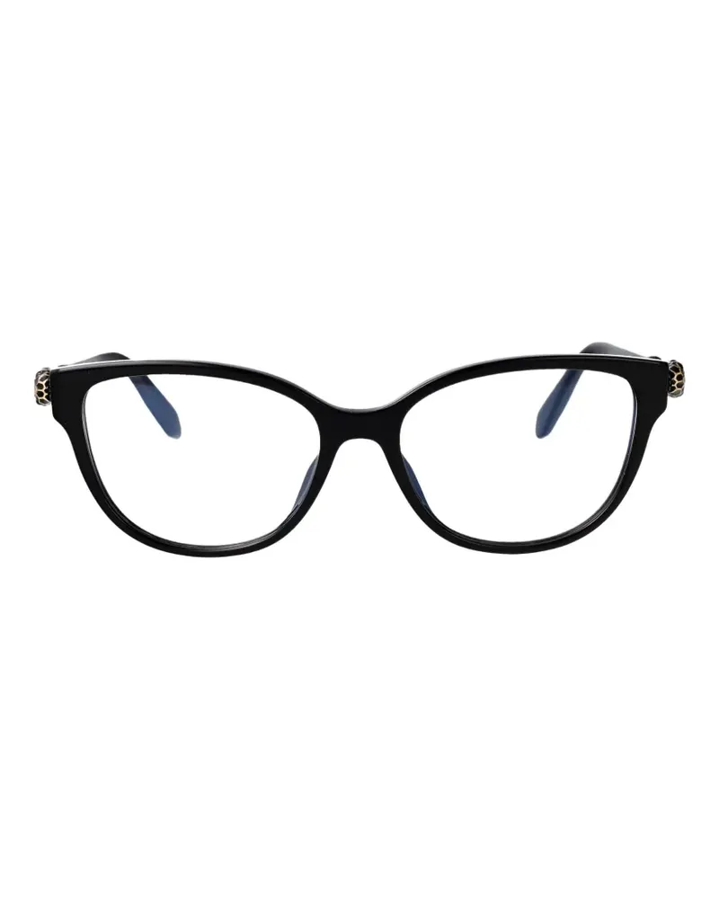 Bulgari Serpenti Forever Cat-Eye-Brille - Schwarz Schwarz