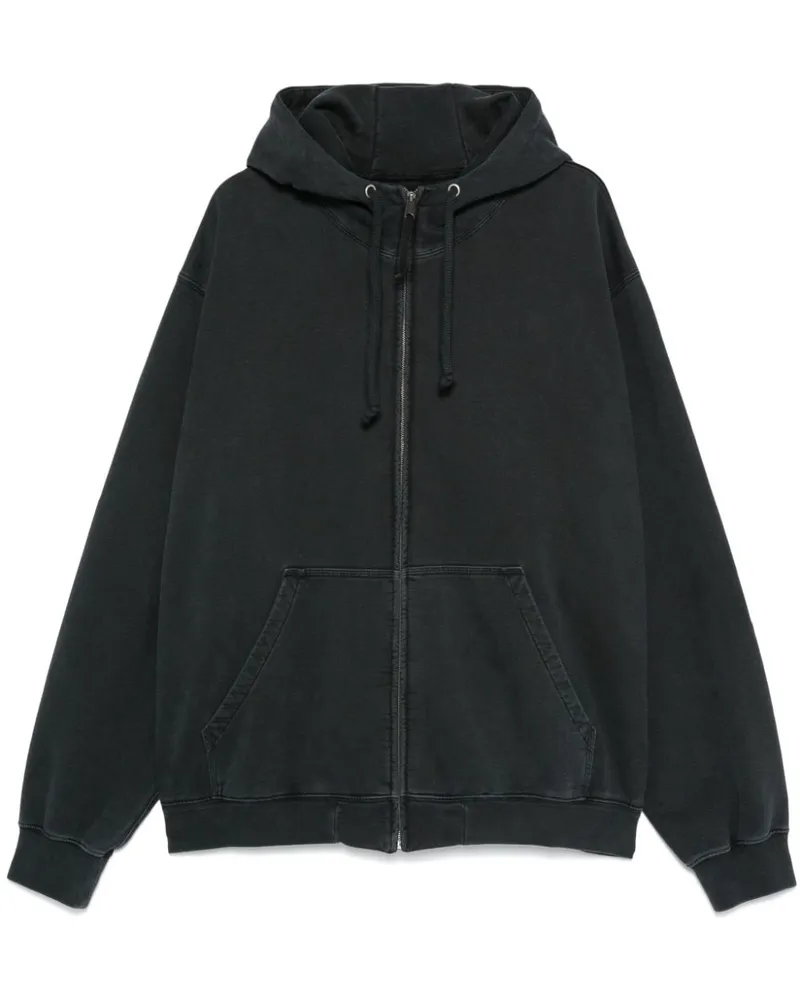 Maison Margiela Hoodie mit Logo-Stickerei - Grau Grau