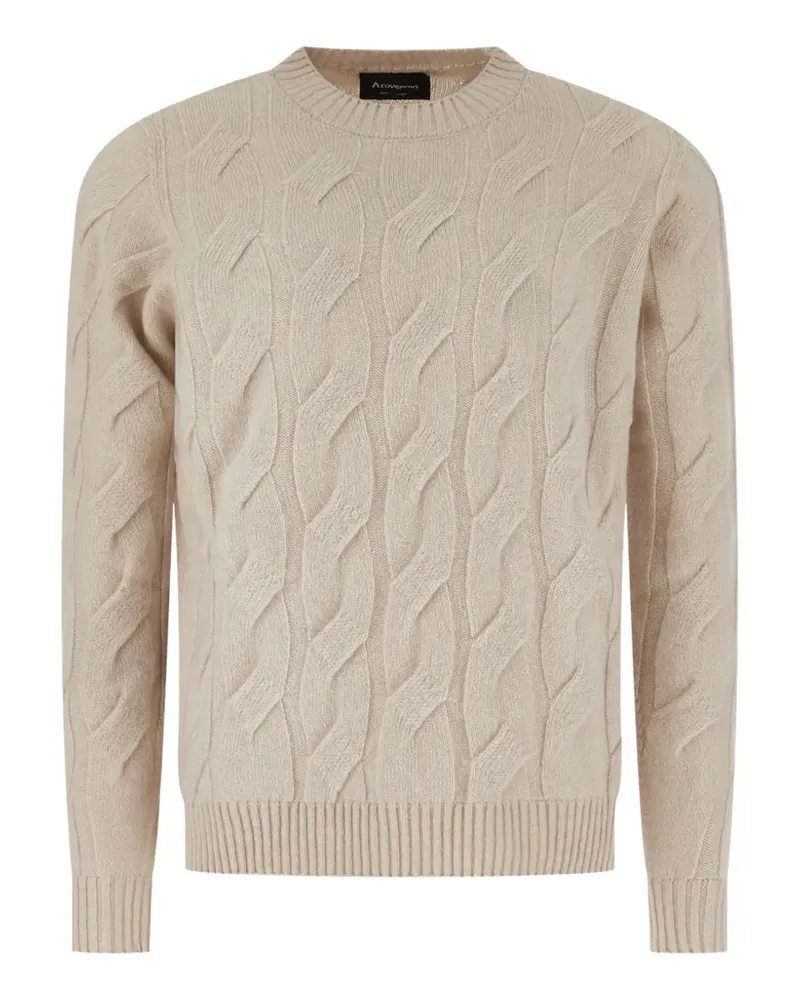 Arovescio Pullover mit Zopfmuster - Nude Nude