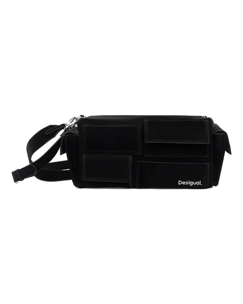 Desigual Satchel-Tasche mit Taschen - Schwarz Schwarz