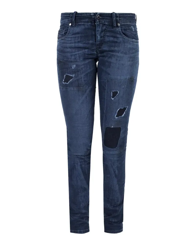 Diesel Grupee-Ne distressed jeans - Blau Blau