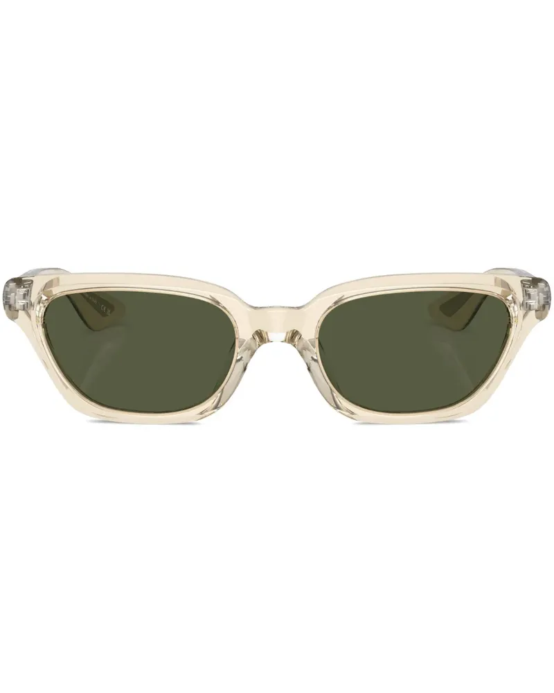 Oliver Peoples Transparente Cat-Eye-Sonnenbrille - Gelb Gelb