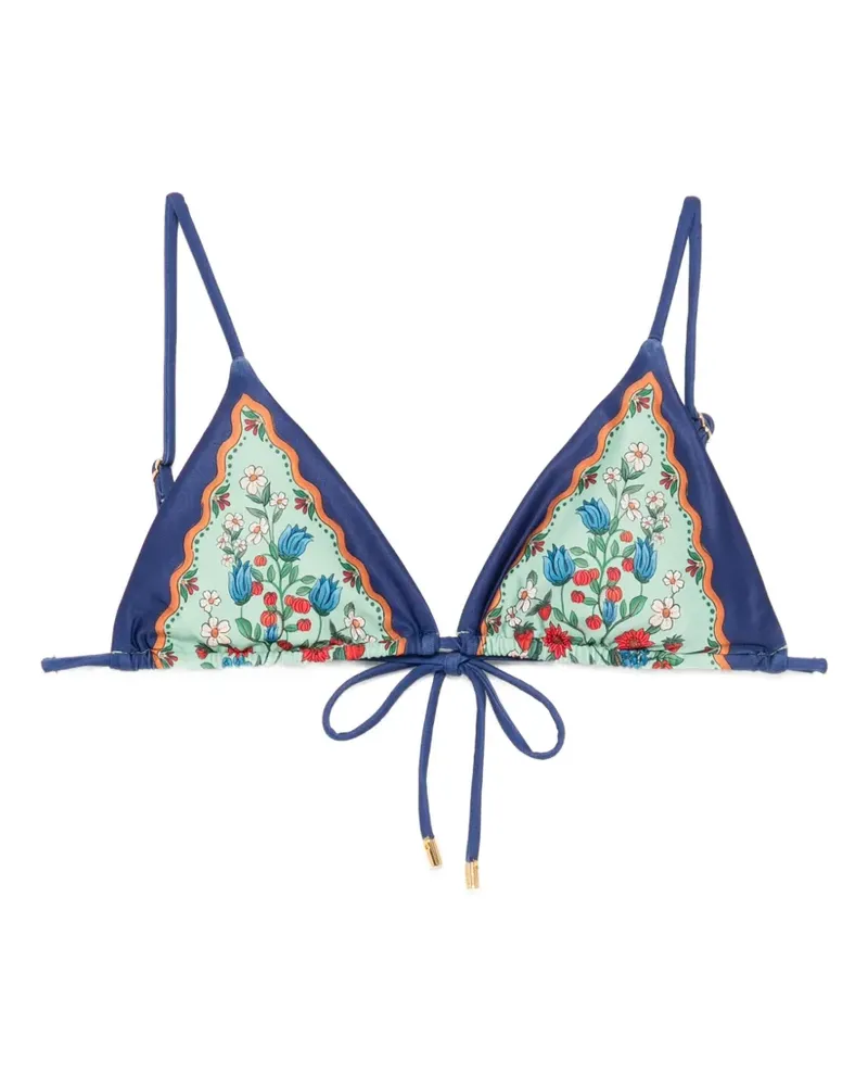 FARM Rio Klassisches Triangel-Bikinioberteil - Grün Grün