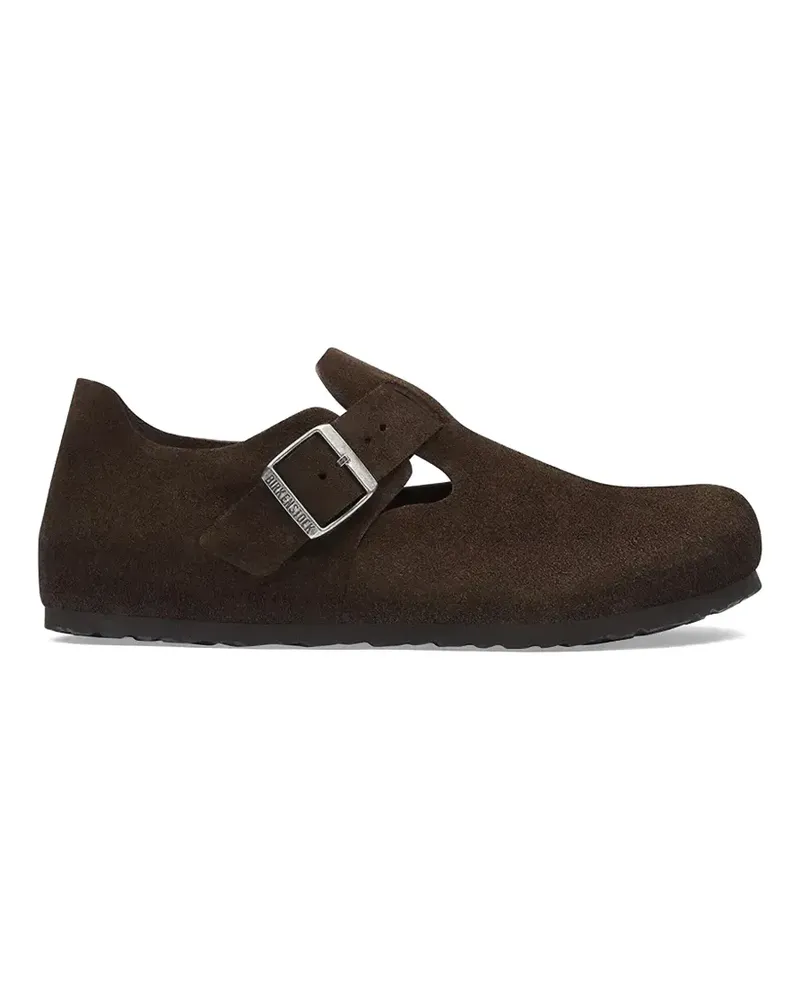 Birkenstock London Wildlederschuhe mit Schnalle - Braun Braun
