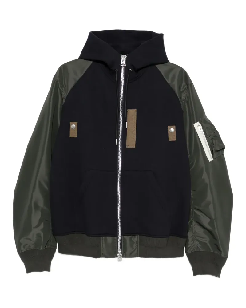 Sacai Jacke mit Reißverschluss - Grün Grün