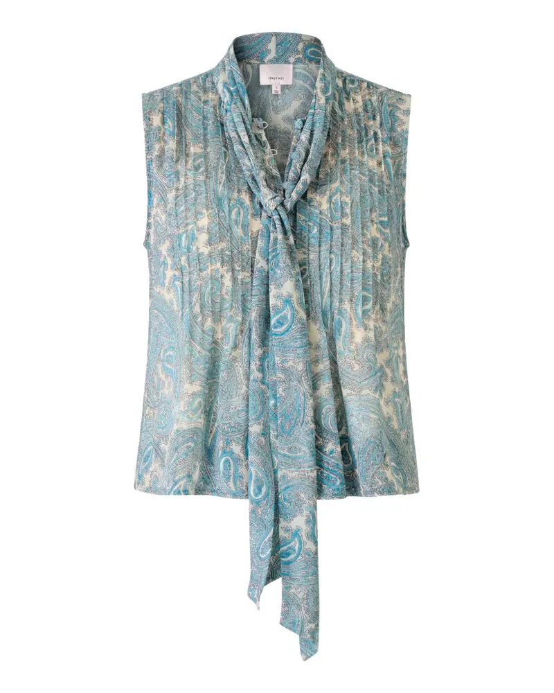 Cinq à Sept Hendrix Oberteil mit Paisley-Print - Blau Blau
