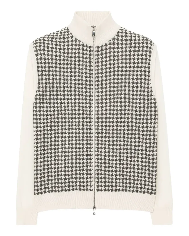 Tombolini Jacke mit Hahnentrittmuster - Nude Nude