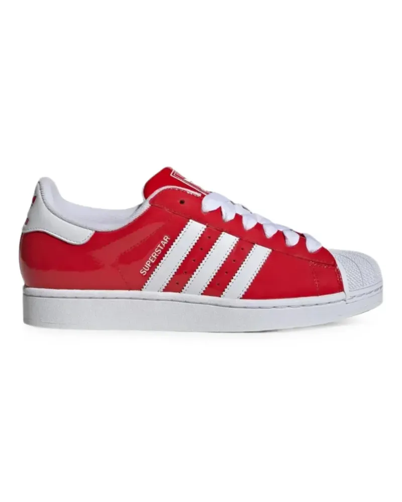 adidas Superstar II Sneakers aus Leder - Rot Rot