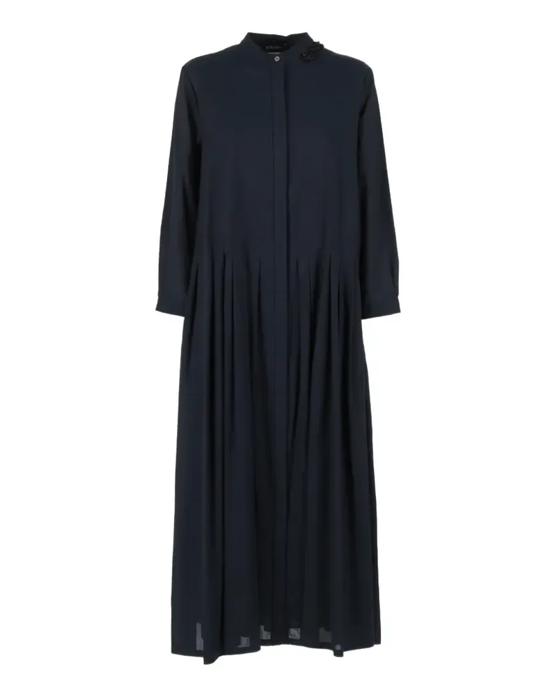 Max Mara Abito Clarissa Kleid mit Perlen - Blau Blau