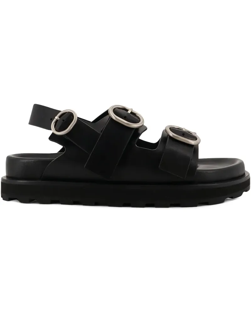 Jil Sander buckle strap sandals - Schwarz Schwarz