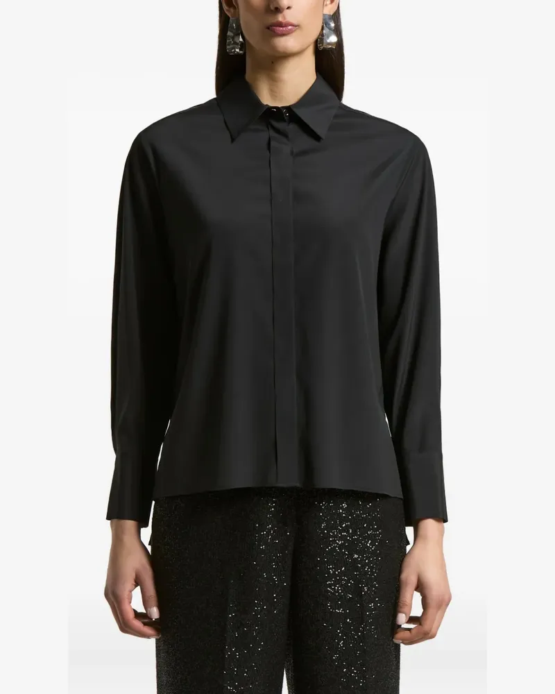 Peserico long-sleeve shirt - Schwarz Schwarz