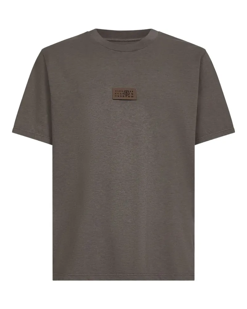 Maison Margiela T-Shirt mit Nummern-Motiv - Nude Nude