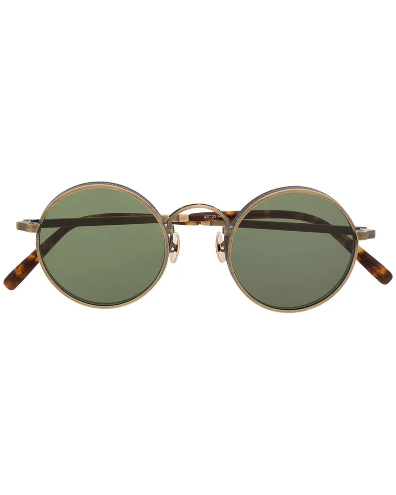 MATSUDA Sonnenbrille mit rundem Gestell - Blau Blau