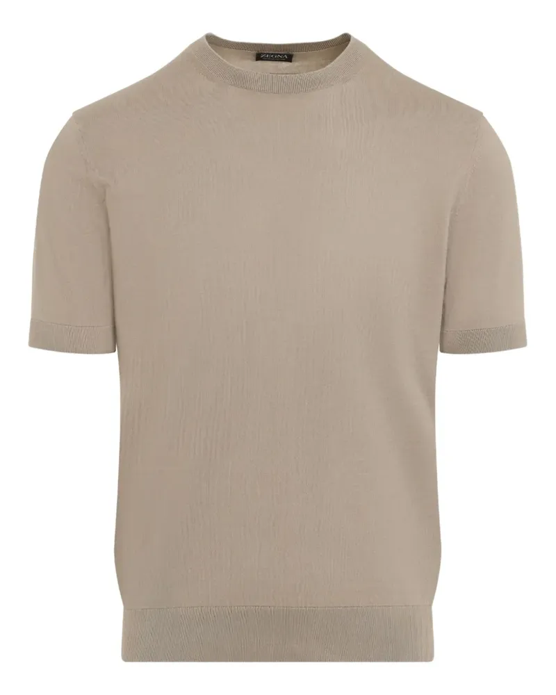 Ermenegildo Zegna Klassisches T-Shirt - Nude Nude