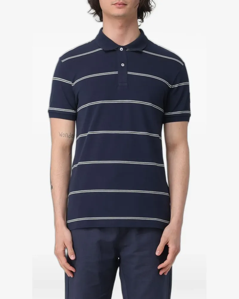Colmar Gestreiftes Poloshirt - Blau Blau