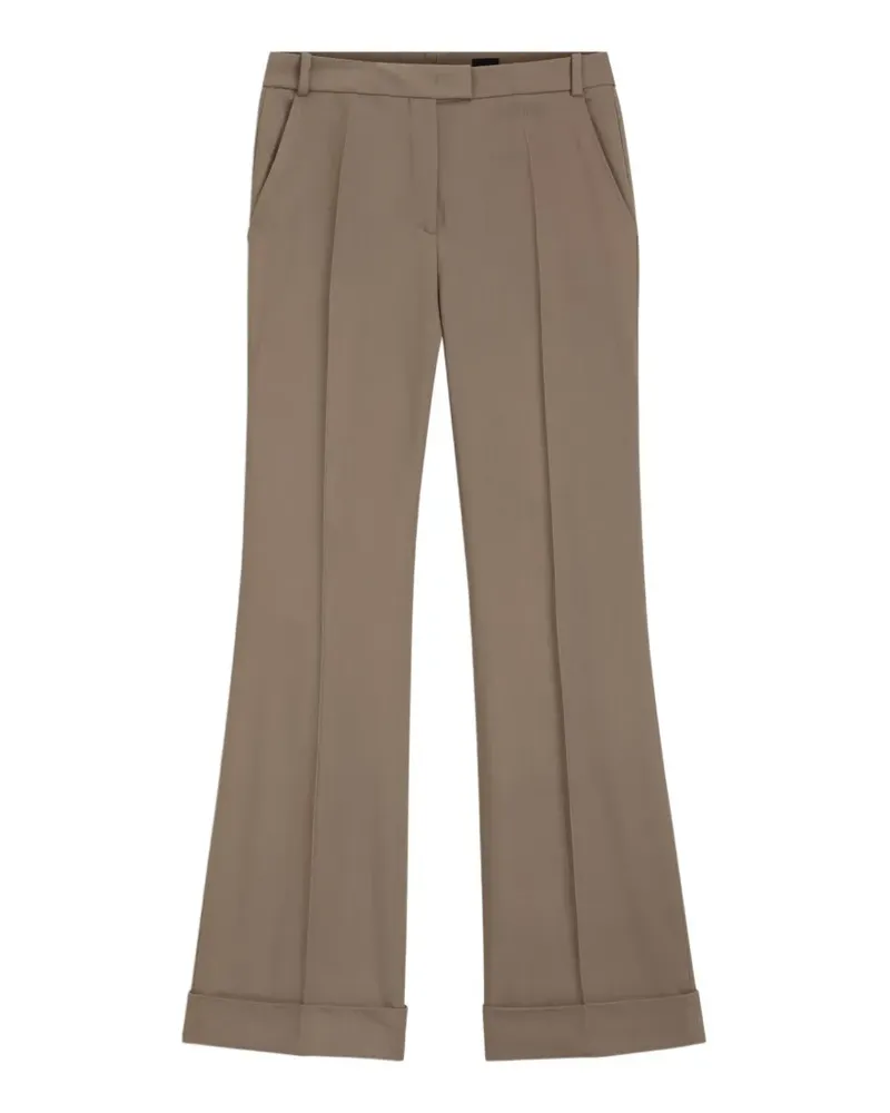 HUGO BOSS Ausgestellte Gabardine-Hose - Nude Nude