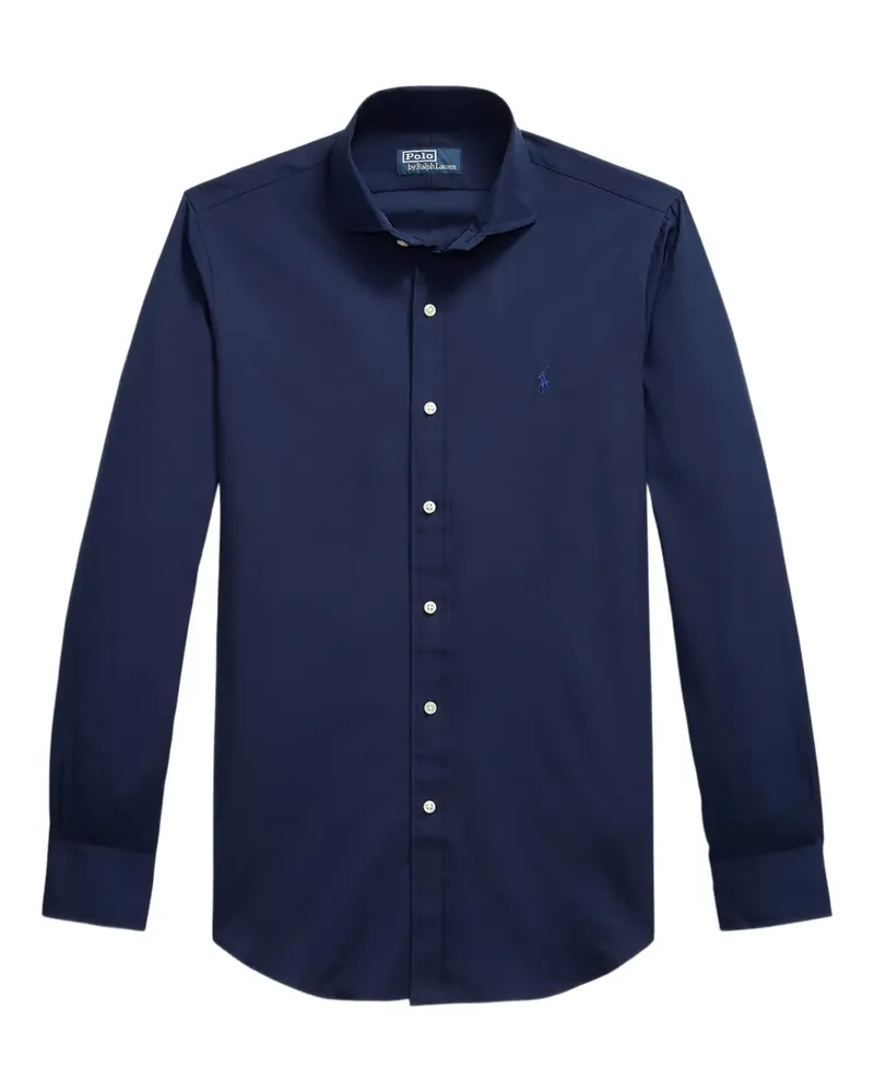 Ralph Lauren Hemd aus Popeline - Blau Blau