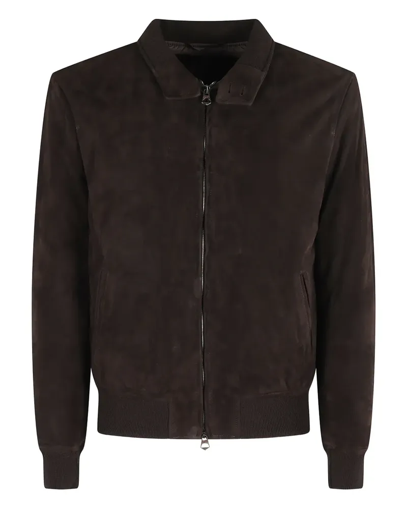 Stewart Jacke mit Reißverschluss - Braun Braun