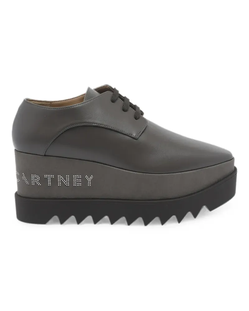 Stella McCartney Elyse Schnürschuhe mit Plateausohle - Grau Grau