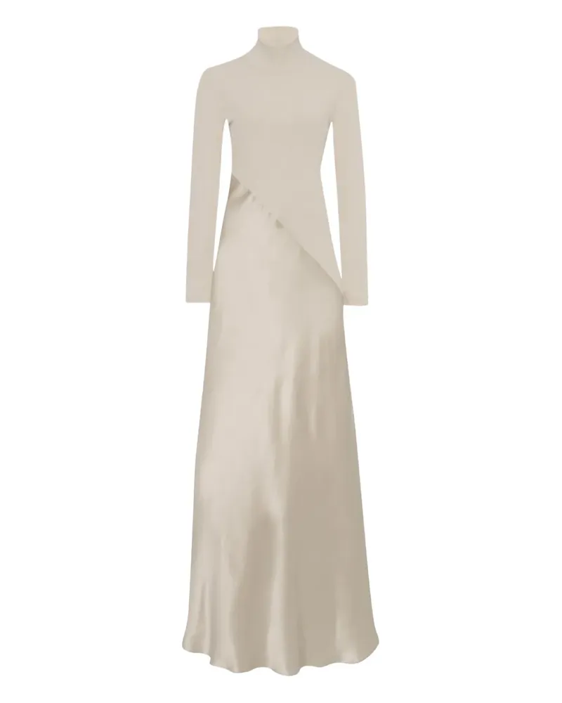 Rosetta Getty Maxikleid mit Rollkragen - Nude Nude