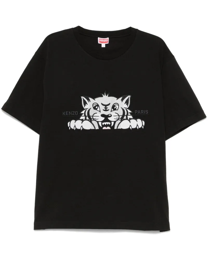Kenzo Gots Happy Tiger T-Shirt - Schwarz Schwarz
