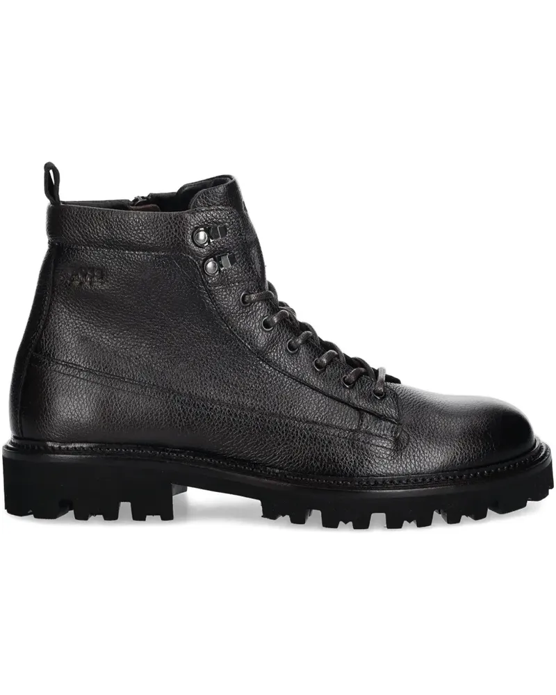 HUGO BOSS Julyo Halb GRHK Schnürstiefel mit Profilsohle - Schwarz Schwarz