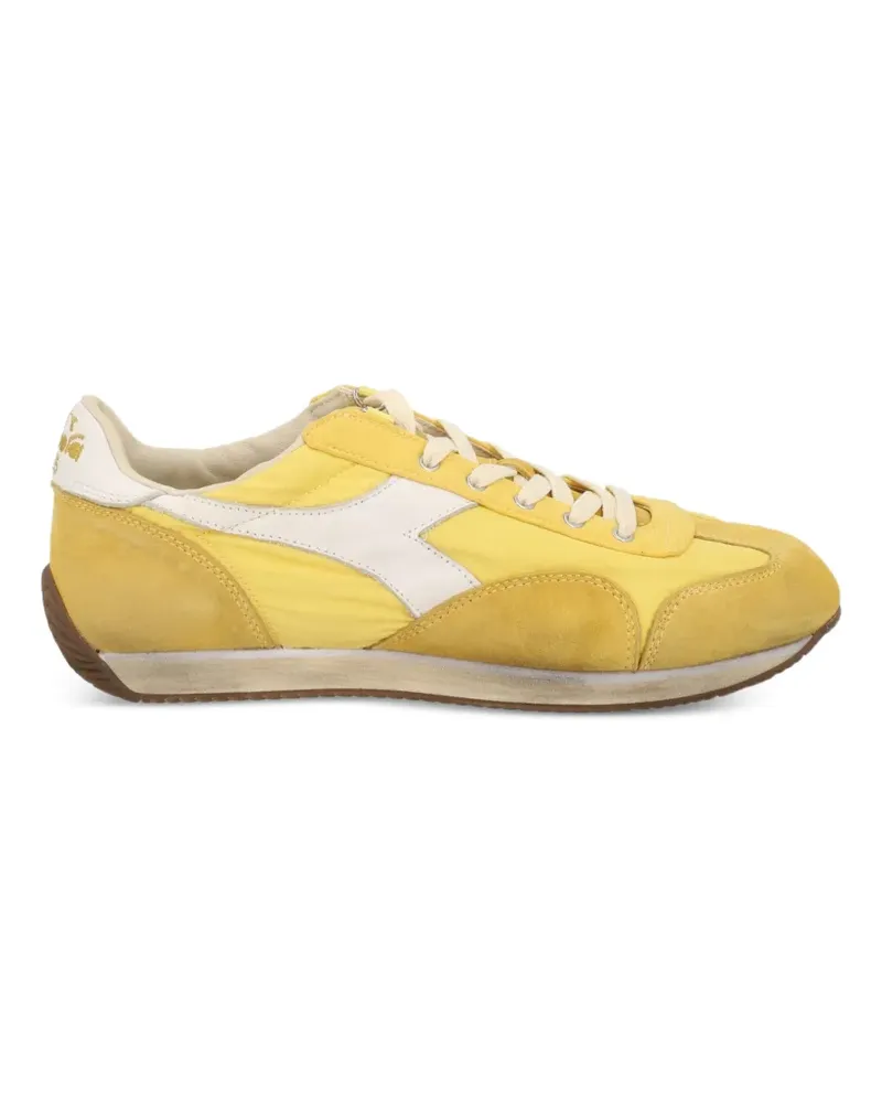Diadora Sneakers mit Wildledereinsätzen - Gelb Gelb