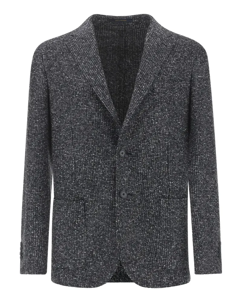 Paul & Shark jersey-knit single-breasted blazer - Blau Blau