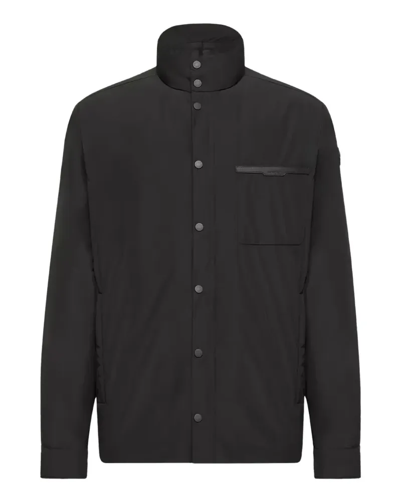 Moncler Yndale Daunenjacke mit Druckknöpfen - Schwarz Schwarz