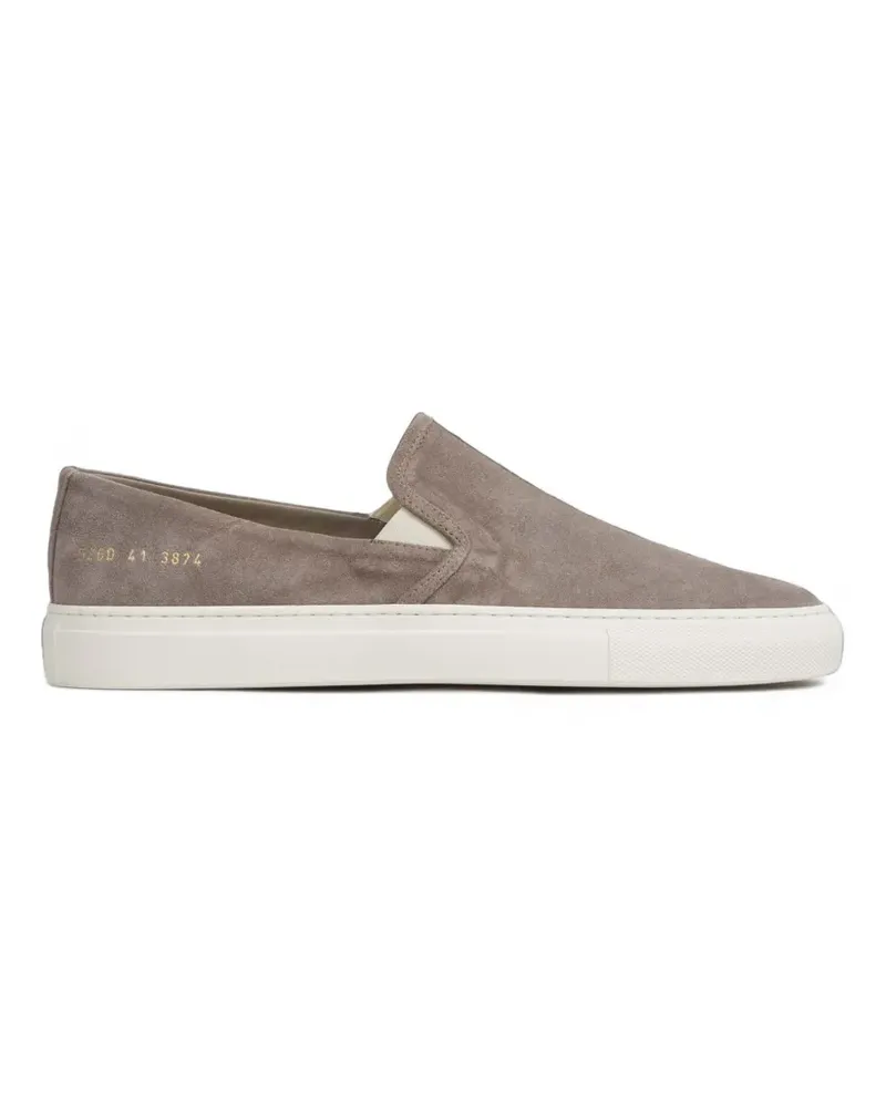 Common Projects suede slip-on sneakers - Grau Grau