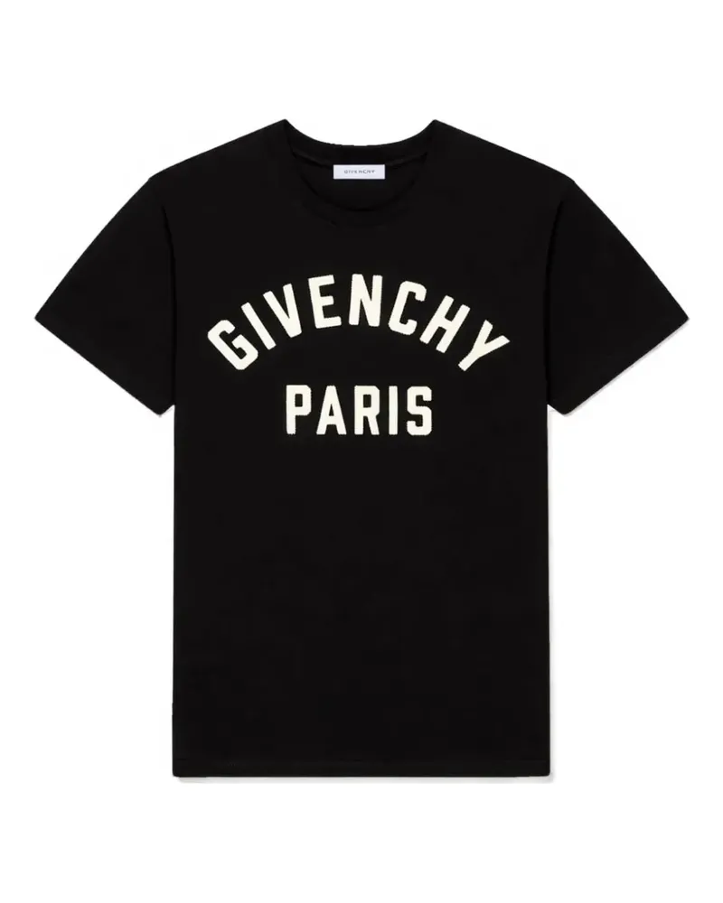 Givenchy T-Shirt mit Logo-Print - Schwarz Schwarz
