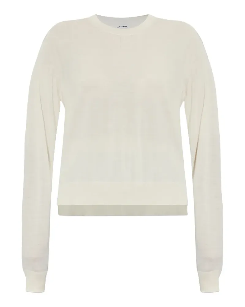 Jil Sander Pullover mit Seitenschlitz - Nude Nude