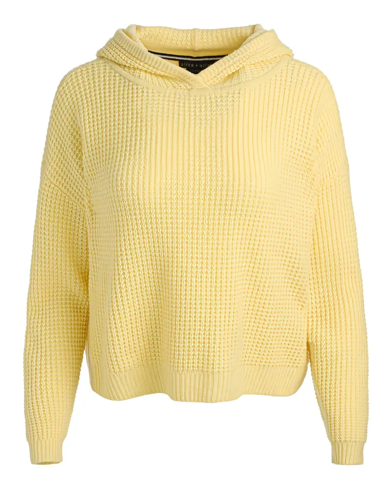 Alice + Olivia Emmanuelle long-sleeve hoodie - Gelb Gelb