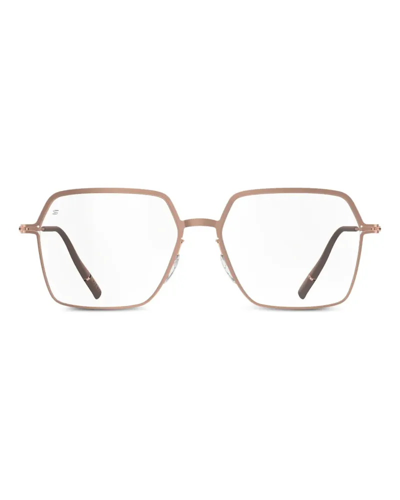 Silhouette Titanium Reframed geometric-frame glasses - Rosa Rosa