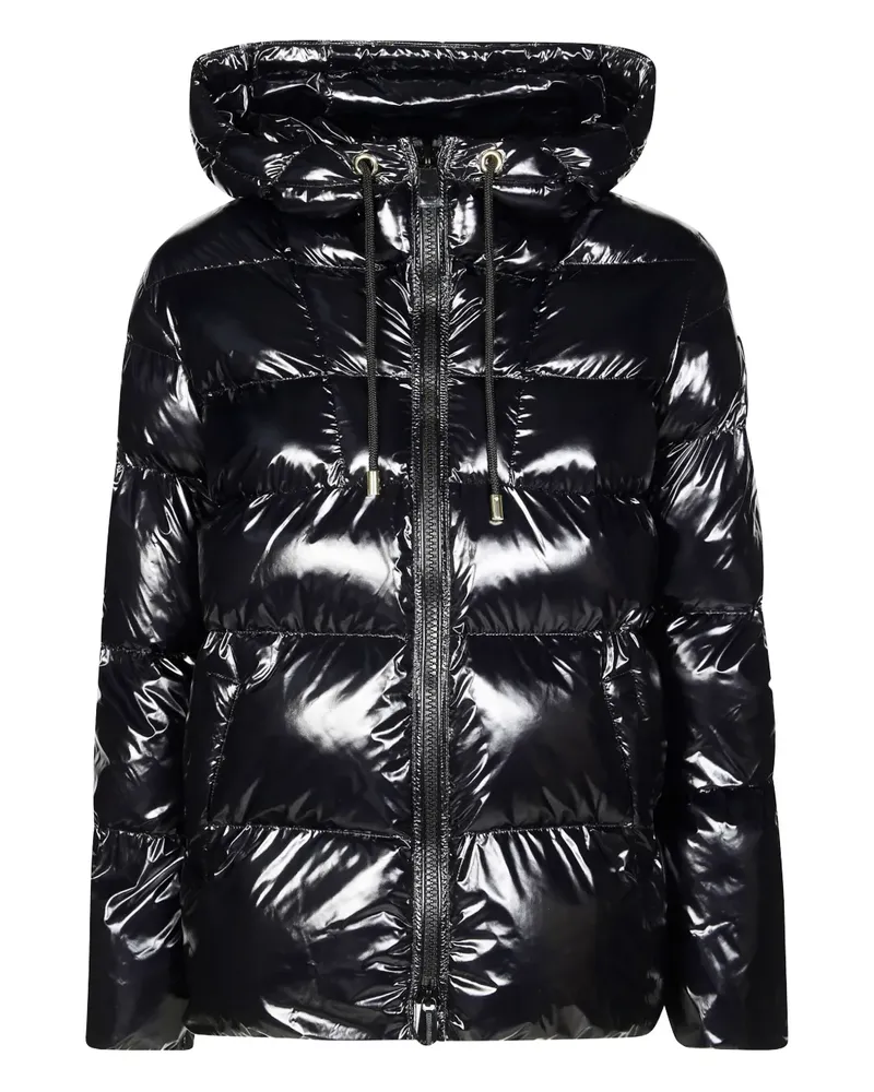 Pinko Eleodoro Caban hooded puffer jacket - Schwarz Schwarz