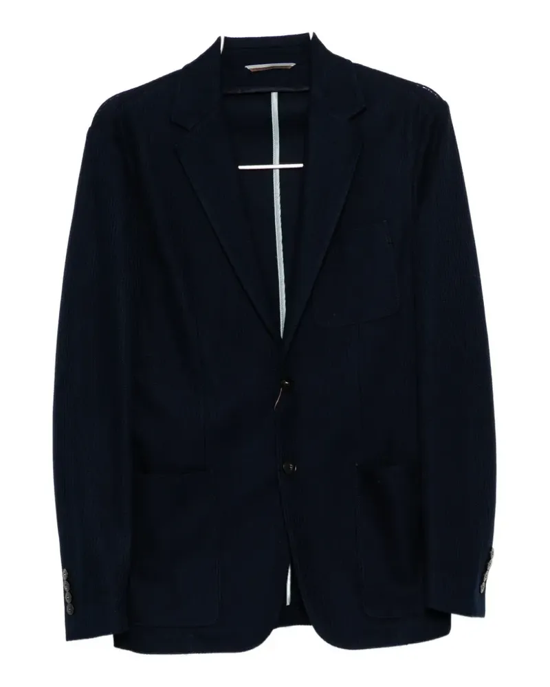 Canali single-breasted blazer - Blau Blau