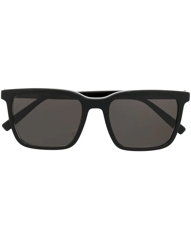 Saint Laurent Eckige SL 500 Sonnenbrille - Schwarz Schwarz