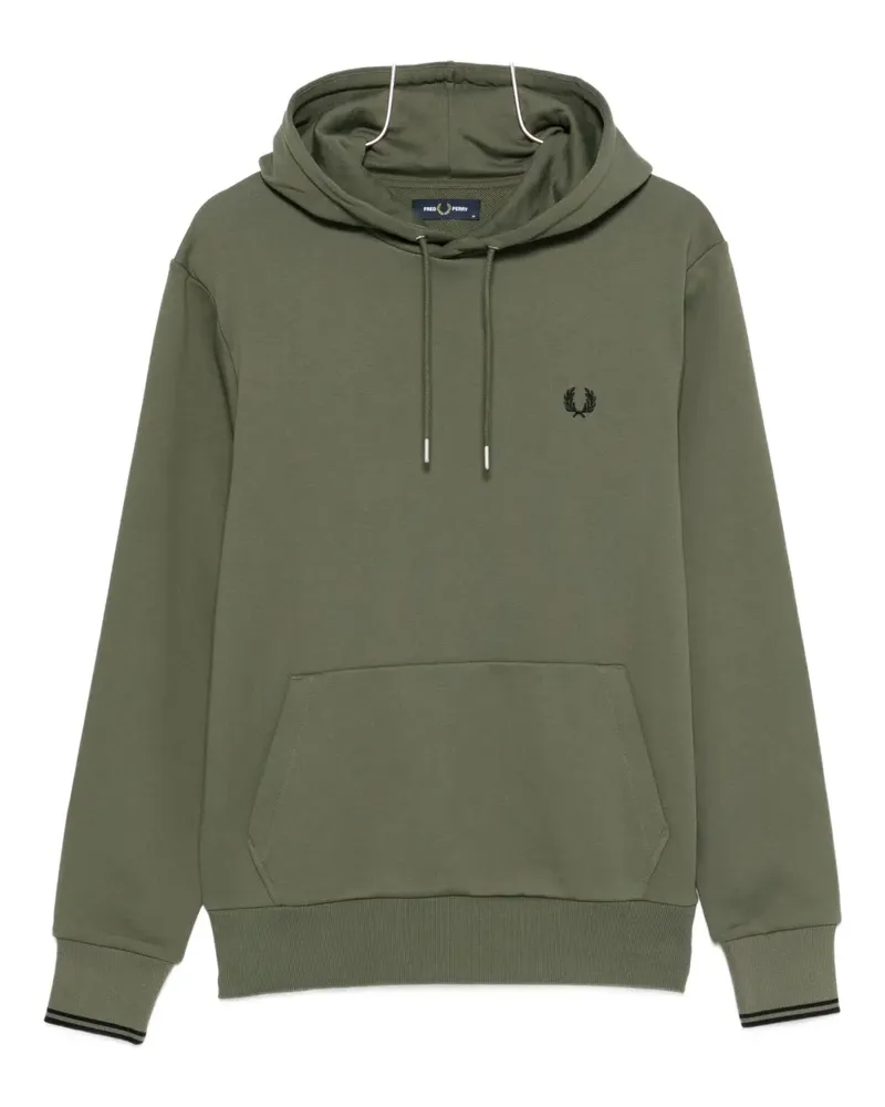 Fred Perry laurel-wreath hoodie - Grün Grün