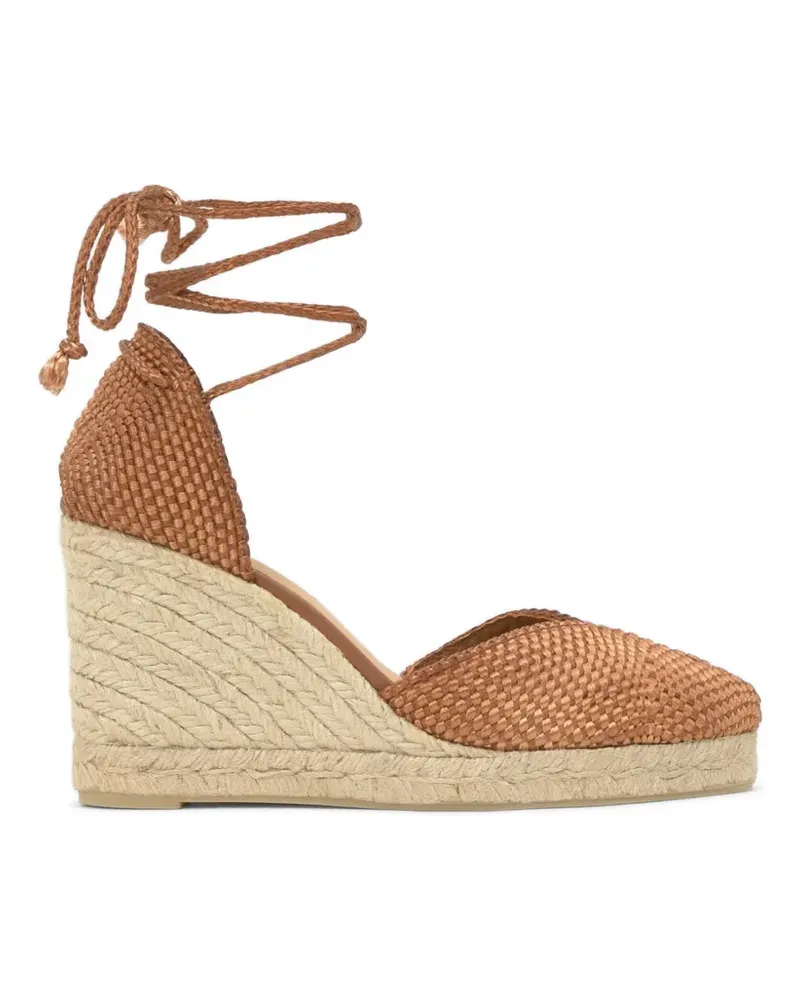 Castañer Cora wedge-heel sandals - Braun Braun