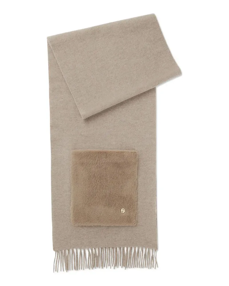 HUGO BOSS Schal mit Taschendetail - Braun Braun